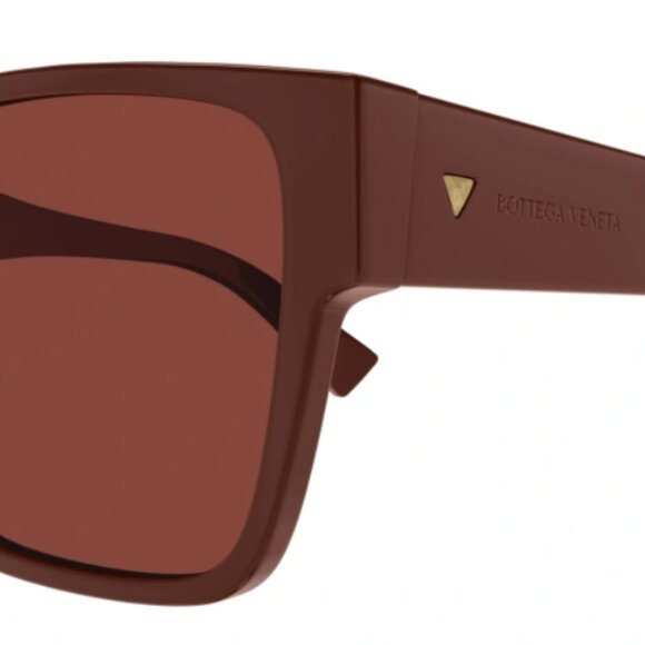 BNWT SS25 BOTTEGA VENETA BURGUNDY SUNGLASSES BV1287SA 003 - Picture 8 of 9